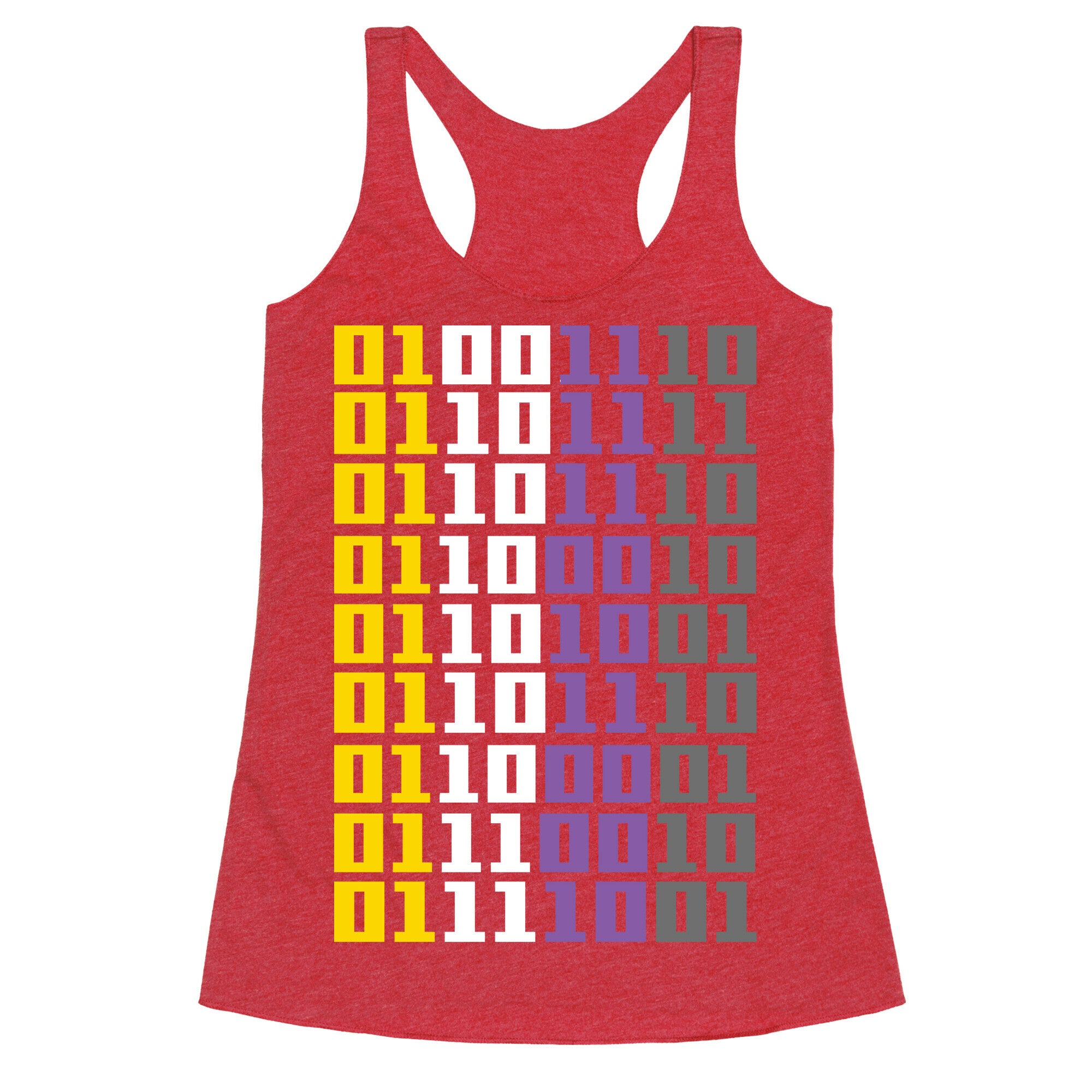 Non-Binary Code Racerback Tank
